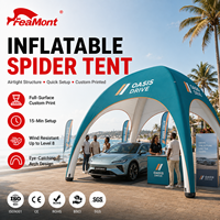 Tente promotionnelle gonflable FEAMONT à installation rapide pour le marketing mobile et l'activation de la marque dans la région des Émirats arabes unis et d'Arabie Saoudite