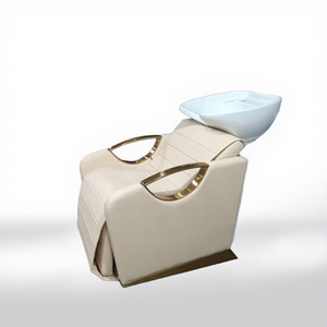 Moderna y Sencilla Estación de Lavado de <span class=keywords><strong>Cabello</strong></span> Reclinable <span class=keywords><strong>para</strong></span> Peluquería y Salón de Belleza, <span class=keywords><strong>Silla</strong></span> de Champú con Lavabo de Cerámica - Product Image 4