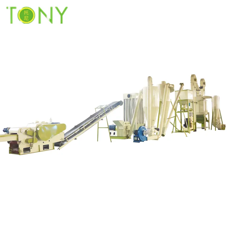 Tony Manufacturing Graspellet-Herstellungsmaschine Biomasse Holzpellet-Herstellungslinie / Lieferring Formstoff Biomasse-Pelletiermaschine