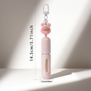 Cosmetics Packaging Portable Mini <b>Empty</b> Twist up Refillable Hanging 5ML Perfume <b>Spray</b> <b>Bottle</b> - Product Image 2