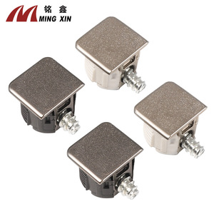Ming Xin Zinc Alloy Square Shelf Connector Black Gunmetal Nickel Plated Panel Furniture <b>Bracket</b> - Product Image 2