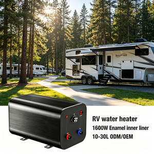 Chauffe-eau pour <span class=keywords><strong>camping</strong></span>-car avec alimentation double 12V/230V et protection contre le chauffage à sec de 10 gallons pour caravanes et parcs – Vente en gros - Product Image 1