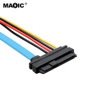 Venta caliente 70cm SFF-8482 a SATA Cable de datos Sata 29 Pin Cable de datos del disco duro