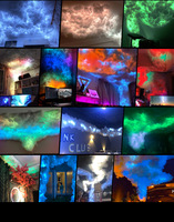 Bande Lumineuse Nuage Orageux DIY Avec Télécommande APP, Plafonnier Nuage de Coton, LED RGB pour Salle de Jeu et Décoration de Fête de Noël