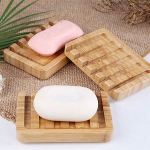 Natural Waterfall Drain Soap Saver Bamboo Soap Dishes for Bathroom <b>Shower</b> Bar Soap Holder with Self Draining <b>Tray</b> - Product Image 2