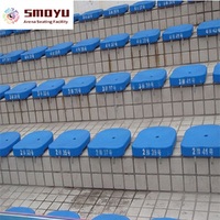 Asiento de Estadio sin Respaldo de Aluminio HDPE de Doble Pared, Alta Resistencia, Resistente a los Rayos UV, de -60 °C a +80 °C, para Gradas de Estadios de Fútbol, Suministro de Fábrica