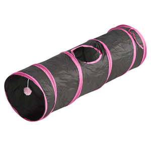 Cầu Vồng Sóng Màu <span class=keywords><strong>Pet</strong></span> Mèo Đường Hầm Ống Với Chơi Bóng Thiết Kế Mới Tương Tác Nhăn Đóng Mở Lều Cho Mèo - Product Image 1