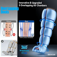 Bottes de pressothérapie sans fil pour massage des bras et des jambes, drainage lymphatique, thérapie par le froid, presothérapie