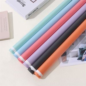Papier d'emballage floral imperméable carré, revêtement PVC double face, pour mouchoirs et bouquets de fleurs, nouveau papier cadeau d'emballage - Product Image 4