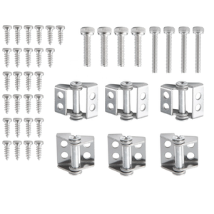 6 pièces/ensemble charnière améliorée RC <span class=keywords><strong>voiture</strong></span> remorque Cargo boîte charnière avec vis pour <span class=keywords><strong>1</strong></span>/14 <span class=keywords><strong>Tamiya</strong></span> RC camion <span class=keywords><strong>voiture</strong></span> pièces de rechange accessoires - Product Image 2