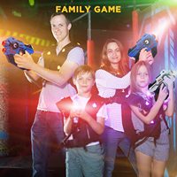DWI Dowellin Laser Gun Toy BattleGame and Shoot Projector avec Cartoon Tir Target Game Machine Jouets pour enfants