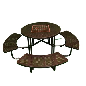 Conjunto de Muebles de Jardín de Hierro para Exteriores, Mesa y Sillas de Metal para Patio, Parque y Terraza - Product Image 1