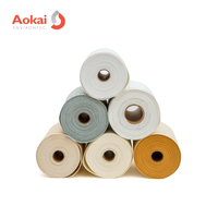 Tissu filtrant non tissé Aokai personnalisé pour températures moyennes et élevées, feutre filtrant pour l'industrie du ciment/de l'acier