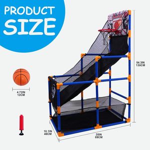 Juego de Baloncesto de Alta Calidad con Aro Independiente y Retorno Automático de Balones - Product Image 2