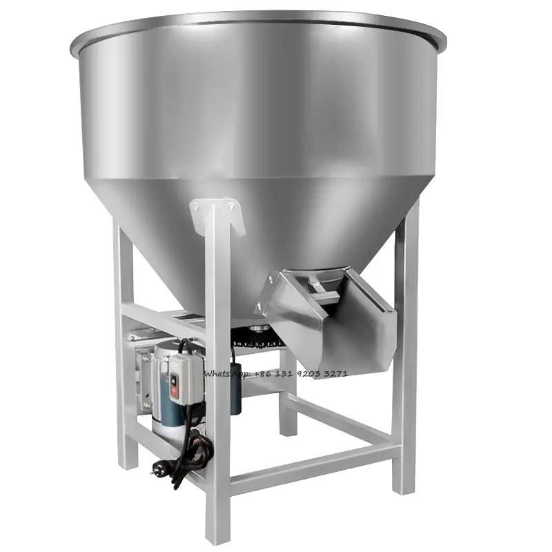 Vertical Feed Mixer Dry and Wet Plastic Particle Mixer Farm Household Small Multi-Function Dosing Mixing Seed Dressing Machine