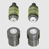 Petite machine à boutons manuelle, ensemble de boutons à œil d'air, machine à boutons en cuir adaptée aux boutons en cuir pour v