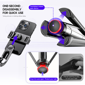 Trípode Automático para Teléfono CYKE, Palo <span class=keywords><strong>Selfie</strong></span> para iPhone con Control Remoto, Soporte Giratorio Extensible para Grabación de Video y Vlogs F05 - Product Image 3