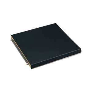 Plateau MDF Fami pour armoire centrale supplémentaire série Flexa, revêtement en caoutchouc noir 565 x 600 x 31,5 mm NERO RAL9005 - Product Image 1