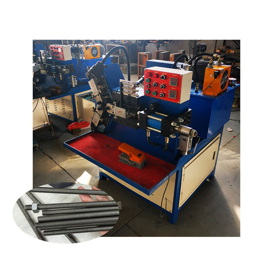 Hydraulic Fully Automatic Three-axis Thread Rolling Machine Pipe Thread ...