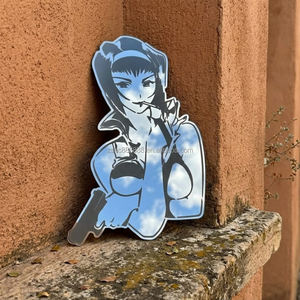 Miroir mural en acrylique personnalisé en forme d'<span class=keywords><strong>anime</strong></span> <span class=keywords><strong>Cowboy</strong></span> <span class=keywords><strong>Bebop</strong></span> avec panneau en PVC, motif irrégulier, pour décoration de chambre, vente en gros - Product Image 3