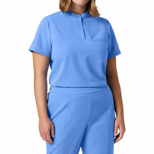 Vêtements médicaux confortables pour un usage quotidien, uniforme du personnel hospitalier, blouse avec col montant - Product Image 5