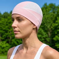 Casquette de sport respirante et à séchage rapide pour cyclisme, protection solaire, avec filet, personnalisable, modèle petit format, par le fabricant Cooling Skulls Caps Helmet Liner