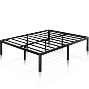 Xingyuan Customized Size Metal Platform Bed Frame No Box Spring Needed Heavy Duty Queen Bed Frame