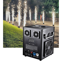 Machine à effets spéciaux de feux d'artifice électroniques 600W avec télécommande, piles AAA, pour scène, bar, célébration d'ouverture, projection vers le haut/vers le bas