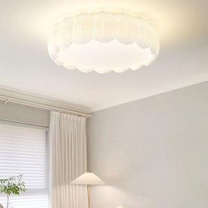 Feather <b>Ceiling</b> <b>Light</b> 50cm Diameter Warm White Home Bedroom Lighting Modern Minimalist Style - Product Image 3