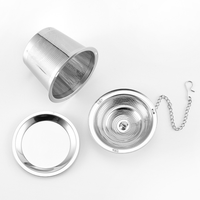 Infuseur à thé portable en acier inoxydable 304 - Filtre à mailles réutilisable avec système de verrouillage