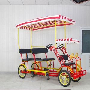 Vélo tandem familial pratique pour 6 personnes/vélo tandem touristique à <span class=keywords><strong>quatre</strong></span> rangées/vélo 4 places parent-enfant Surrey - Product Image 2
