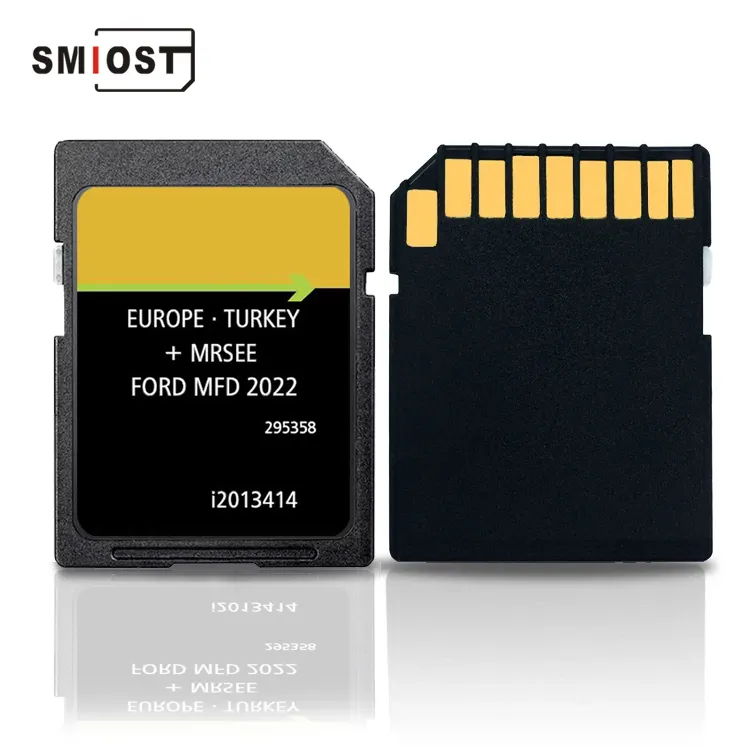 SMIOST MFD 2022 Navig SD Cid Europe Carte de changement Cartes Système GPS de voiture Navigation Ford Transit Personnalisé