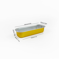 Vente en gros Mini moule à pain jetable 200ml Plateau de cuisson pour pain en aluminium avec couvercles
