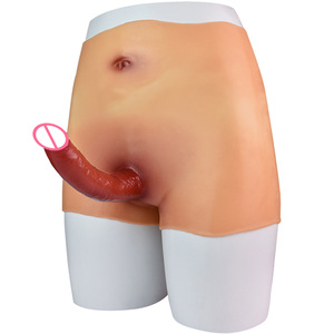 Silikon Giyilebilir Askılı Yapay Penis ve Mini Anal Plug - Lezbiyen Kemerli Külot Yetişkin Oyuncağı - Product Image 1