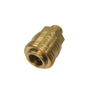 Dingyi German Style Internal <b>Thread</b> Quick Coupling 1/4 In Brass Pneumatic <b>Tool</b> Connector - Product Image 3