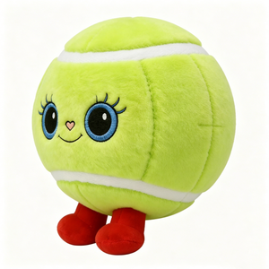 Peluche personalizado de pelota de tenis, lindo peluche de tenis, peluche con forma de pelota deportiva - Product Image 3