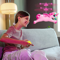 Los mejores regalos, luz para niños, Sensor de mano eléctrico, Robot volador, caballo volador, Mini helicóptero RC, Sensor de inducción, juguetes de bolas voladoras para niños
