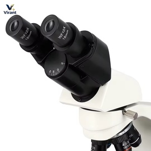 Microscope numérique trinoculaire vétérinaire avec moniteur LCD HD, objectifs multi-engrenages pour l'étude du <span class=keywords><strong>sang</strong></span> animal - Product Image 3
