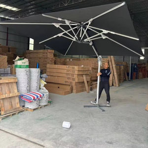 Roma Anti-UV konsol bahçe oturma odası şemsiye 3m yarıçapı avlu süpermarket kullanımı için sürdürülebilir iş için veranda tabanı - Product Image 6