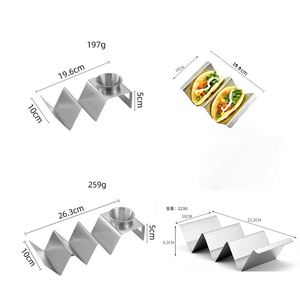 Chaodeli Stainless Steel Taco <b>Rack</b> Truck Tray Style Taco Holder Stand Oven Safe for <b>Baking</b> Dishwasher - Product Image 5