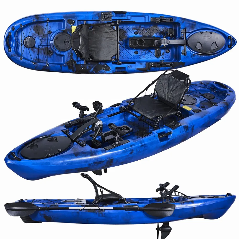 Pédales libres de 5/10 pieds, kayak en plastique, accessoire à moteur, position assise facile