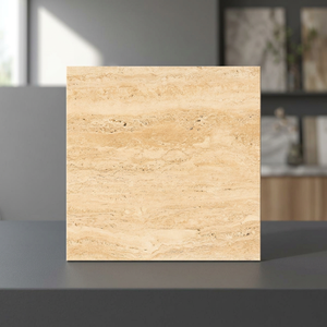 Athena Beige Design 60x60cm Glossy Porcelain Tiles 8mm Full Polished Premium Flooring Interior Glazed Ceramic Design - Product Image 5