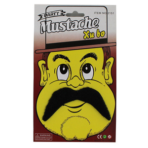 Accessori per Spettacoli di Halloween, Divertenti Baffi Finti in Tessuto, Realistici Neri per Feste in Maschera per Bambini - Product Image 5