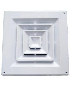 Diffusore Quadrato in Plastica Personalizzato, Vendita Diretta dalla Fabbrica, Presa d'Aria Circolare Rinforzata, Moderno Montaggio a Parete, Garanzia 2 Anni <span class=keywords><strong>CMD</strong></span> - Product Image 2