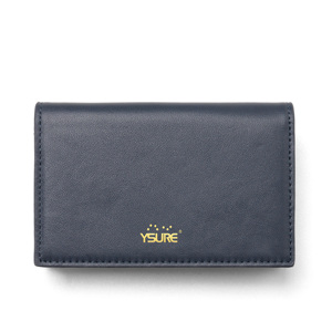 Lật Bìa Màu Xanh Sang Trọng Thương Hiệu Chủ Thẻ Trường Hợp Tinh Tế Phụ Nữ 'Túi Xách Mềm Đồng Xu Ví Công Ty Kỷ niệm Quà Tặng Khuyến Mãi - Product Image 4