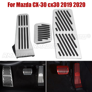2/3 piezas Cubiertas para Pedales de Coche: Acelerador, Freno, Reposapiés y Embrague para Mazda 3 CX-30 CX30 CX 30 2020 2019 - Product Image 1