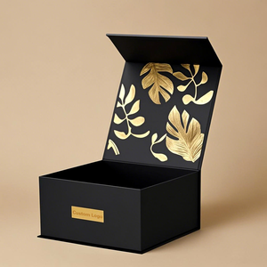 Boîte cadeau pliante magnétique personnalisée |   Boîte en carton rigide de luxe pour cosmétiques de mariage et vente au détail — Faible MOQ, directement de l'usine - Product Image 1