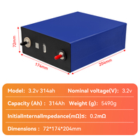 Batterie LiFePO4 Cornex 3.2V 314Ah, batterie au phosphate de lithium-ion 280Ah/320Ah/340Ah pour voiturette de golf, UPS, véhicule électrique, marine, camping-car