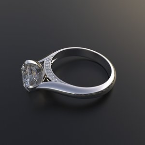 แหวนเงินแท้ 2 กะรัต สำหรับเด็กผู้หญิง &amp;   ผู้หญิง - Product Image 3