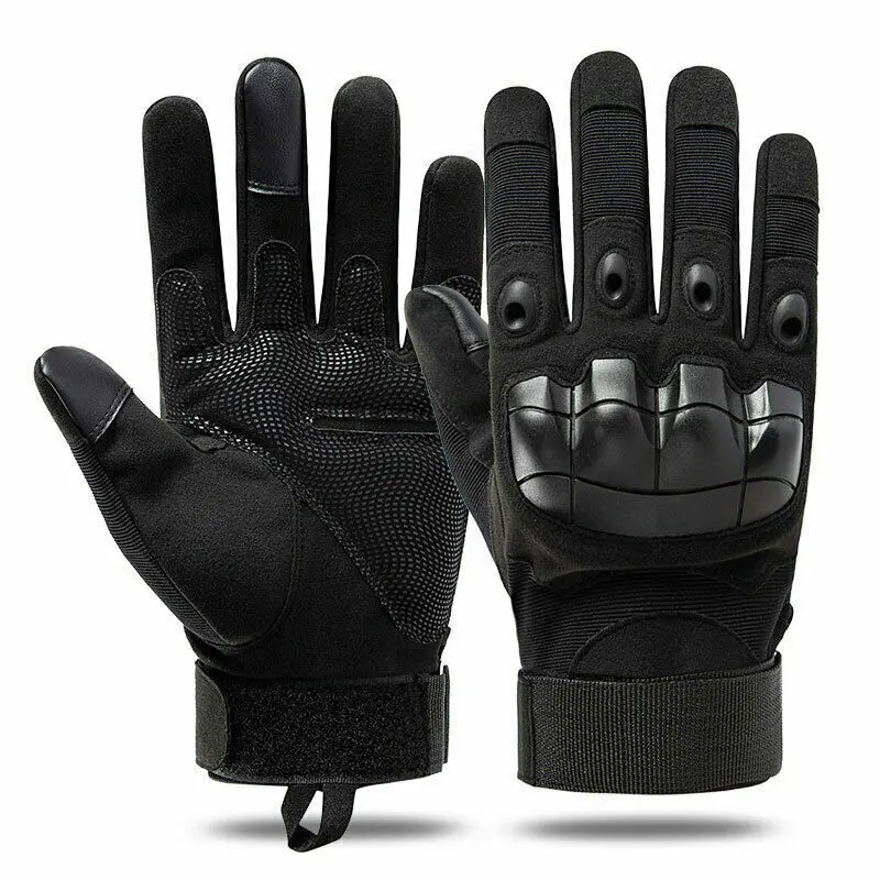 Gina High Quality Touch Screen Hiking Tactical Hard Motorcycle Knuckle Full Finger Protection Gloves